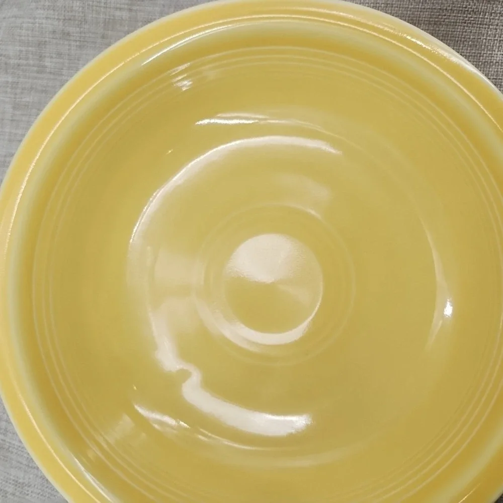 Fiesta Sunflower Classic Rim Dinner Plate & Cereal Bowl Set Ex Cond Retired